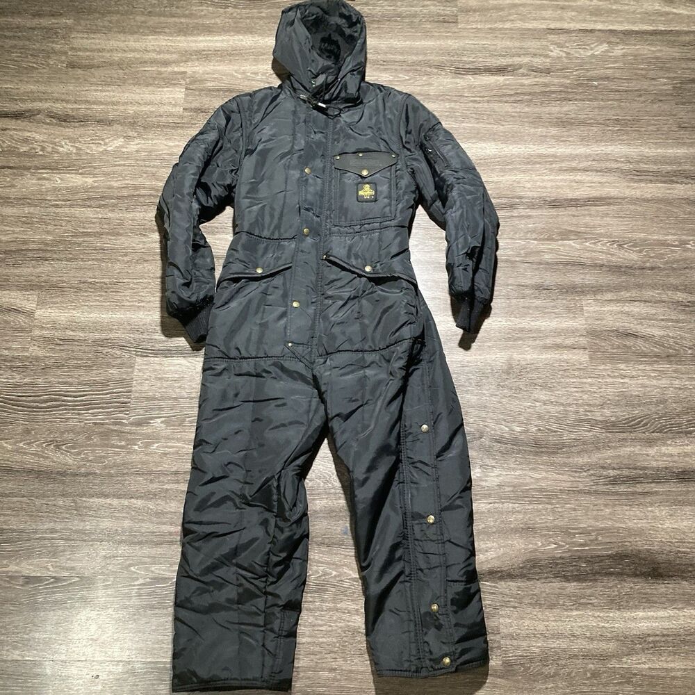 Refrigiwear Mens Iron-Tuff Coveralls Size Small Black